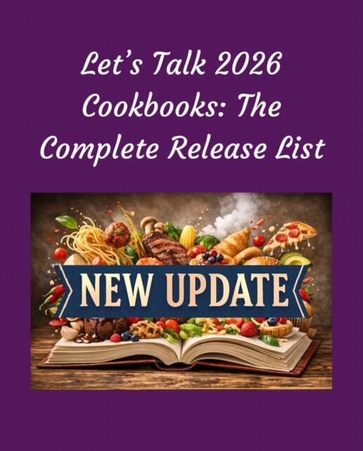 The 2026 cookbook list just got another update!
If you're already planning your future cookbook purchases (like me), you'll want to check out the latest additions (over 300 added) to Let's Talk 2026 Cookbooks: The Complete Release List. From highly anticipated releases by favorite authors to exciting new voices in the food world, 2026 is shaping up to be an incredible year for cookbook lovers.

My wish list is growing by the day, and I have a feeling yours will too. 📖🍴

💬 Comment 2026 for the link to browse the complete release list and start building your own cookbook wish list!

Welcome to @mykitchenlit! ✨ I’m a cookbook collector with 250+ titles and a love for cooking, baking, and foodie adventures. Here you’ll find honest reviews, curated recommendations, and kitchen inspiration for every level. 🍴 Let’s savor every recipe together!


#CookbookAddict #KitchenLit #newreleasebooks