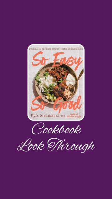 Here’s a look inside So Easy So Good: Delicious Recipes and Expert Tips for Balanced Eating. Who said that eating healthier had to be boring? The recipes inside this cookbook are anything but boring. A few included are Cheesy Veggie Egg “Muffins”, Matcha Chia Parfaits, Lemony Quinoa Tuna Salad, Buffalo Chicken Wraps, Korean BBQ Beef Bowls with Kimchi, Chicken Ranch Naan Pizzas, Miso Salmon with Asparagus, Dumpling Soup, and Creamy Peach Pops. Which recipe do you want to taste first?


Welcome to @mykitchenlit! ✨ I’m a cookbook collector with 250+ titles and a love for cooking, baking, and foodie adventures. Here you’ll find honest reviews, curated recommendations, and kitchen inspiration for every level. 🍴 Let’s savor every recipe together!


#CookbookAddict #KitchenLit #CookbookLookThrough