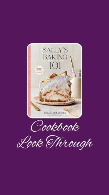 Take a sweet little peek inside Sally's Baking 101: Foolproof Recipes from Easy to Advanced. I love baking and this cookbook caught my attention with its variety of recipes that all look so good. Trust me you’ll be hungry after viewing this cookbook. Recipes include Crumb Cake Cookies, Maple Brown Sugar Cookies, Key Lime Cheesecake Bars, Strawberry Cake, Cream-Filled Chocolate Cupcakes, Cream Cheese Puff Pastry Danishes, Bacon & Cheddar Biscuits with Spicy Honey Butter, Eggs Benedict Breakfast Casserole, Apple Cinnamon Muffins, and Buttermilk Chive Fantail Rolls. So many good options, what should I try first?



Welcome to @mykitchenlit! ✨ I’m a cookbook collector with 250+ titles and a love for cooking, baking, and foodie adventures. Here you’ll find honest reviews, curated recommendations, and kitchen inspiration for every level. 🍴 Let’s savor every recipe together!


#CookbookAddict #KitchenLit #CookbookLookThrough 
#bakingrecipes #affiliate