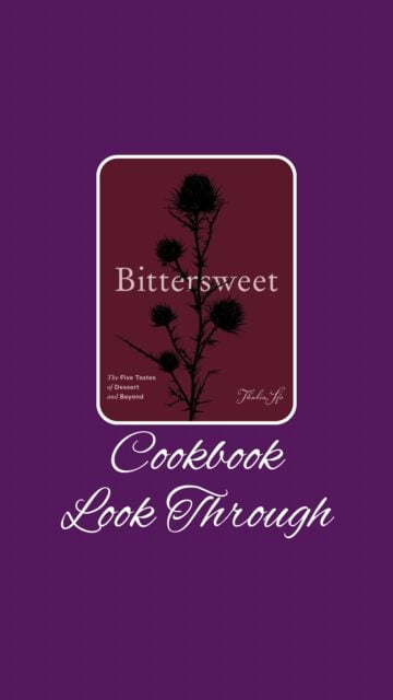 Explore the flavors behind every bite with this peek inside Bittersweet: The Five Tastes of Dessert and Beyond. Recipes include Glazed Grapefruit Suzette, Roasted Buckwheat Sables, Sticky Date and Stout Pudding, Plum Parfait, Mandarin Sorbetto, and Vegemite Flowing Heart Cake. Which dessert are you having next?


Welcome to @mykitchenlit! ✨ I’m a cookbook collector with 250+ titles and a love for cooking, baking, and foodie adventures. Here you’ll find honest reviews, curated recommendations, and kitchen inspiration for every level. 🍴 Let’s savor every recipe together!


#CookbookAddict #KitchenLit #CookbookLookThrough