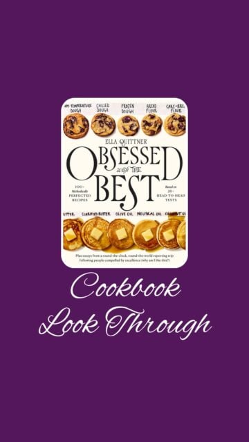 If you’ve ever wondered if there really is a best way to cook a classic dish Obsessed with the Best: 100+ Methodically Perfected Recipes Based on 20+ Head-to-Head Tests – The Thoroughly Tested Guide to Roast Chicken, Pasta, Biscuits, and More will answer that question. Here’s a peak inside this cookbook that is part storytelling, part recipes and part food science. It’s perfect for cooks looking to dig into technique and testing in their own kitchen. 

A few of the recipes included are Tall Pot Perfect Poach, Lacy Chocolate Chip Handkerchief Pancakes, Stuffed Smashed Potatoes, Maple-Sesame Caramelized Cashews, Teeny Tiny Meatballs, Egg Pasta, Milk and Honey Whipped Cream, and Angel Pie. Which recipe would you make first?



Welcome to @mykitchenlit! ✨ I’m a cookbook collector with 250+ titles and a love for cooking, baking, and foodie adventures. Here you’ll find honest reviews, curated recommendations, and kitchen inspiration for every level. 🍴 Let’s savor every recipe together!


#CookbookAddict #KitchenLit #CookbookLookThrough