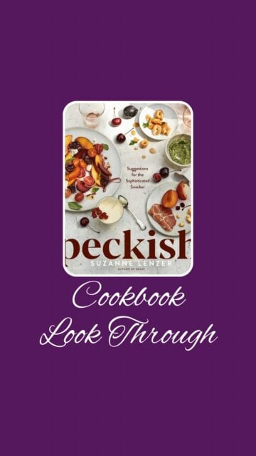 Let’s elevate snack time with this look inside Peckish: Suggestions for the Sophisticated Snacker: A Cookbook. As a perpetual snacker (I could literally just snack all day instead of having full meals) this cookbook speaks to me. Recipes include Butter-Poached Lobster on Brioche, Gruyere Gougères, Artichoke and Green Olive Tapenade, Antipasto Skewers, Stone Fruit Salad with Tomatoes and Mozzarella, Focaccia Crisps, and Salted Silver-Dollar Ice Cream Sandwiches. Which stylish snack do you want to try first?


Welcome to @mykitchenlit! ✨ I’m a cookbook collector with 250+ titles and a love for cooking, baking, and foodie adventures. Here you’ll find honest reviews, curated recommendations, and kitchen inspiration for every level. 🍴 Let’s savor every recipe together!


#CookbookAddict #KitchenLit #CookbookLookThrough  #snackfood
