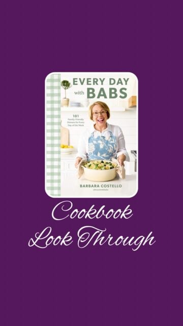 Take a sneak peek into Every Day with Babs and see how easily your dinners can be. She provides recipes themed by day of the week to take the guess work out of meal planning. I love these types of simple and delicious recipes including Roasted Sausage, Peppers & Gnocchi, Easiest Chicken Pot Pie, Jalapeno Popper Taquitos, Dr Pepper Pulled Pork, Chicken Cordon Bleu Pasta, and Caramel Apple Crisp. 

For me I don’t even know which recipe to try first as I want to make almost all of the 101 recipes! If you have this cookbook let me know below what’s your favorite thing you’ve made.



Welcome to @mykitchenlit! ✨ I’m a cookbook collector with 250+ titles and a love for cooking, baking, and foodie adventures. Here you’ll find honest reviews, curated recommendations, and kitchen inspiration for every level. 🍴 Let’s savor every recipe together!


#CookbookAddict #KitchenLit #CookbookLookThrough