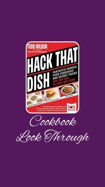 Take a sneak peek into Hack That Dish: Fantastic Famous Food Forgeries and Secret Tricks You Can Use to Copy Any Dish releasing April 28. I love to find copycat recipes from my favorite restaurants and Todd makes it easy to recreate these dishes in your own home. Recipes include Mushroom and Asparagus Risotto from Capital Grille, Spicy Deluxe Chicken Sandwich from Chick-Fil-A, Carne Asada from Chipotle, Vanilla Ice Crea from Haagen-Dazs, Hotcakes from McDonald’s, Lasagna Classico from Olive Garden, and 3-Cheese Queso from Qdoba to name just a few. I know the first recipe I am going to try is the Lasagna Classico from Olive Garden as this is one of my favorite things to order and being able to make it at home would be amazing. And he even tells you how to hack other dishes on your own!

Comment Hack to preorder this cookbook now so you have it on release day! 



Welcome to @mykitchenlit! ✨ I’m a cookbook collector with 250+ titles and a love for cooking, baking, and foodie adventures. Here you’ll find honest reviews, curated recommendations, and kitchen inspiration for every level. 🍴 Let’s savor every recipe together!


#CookbookAddict #KitchenLit #CookbookLookThrough  #affiliate #gifted