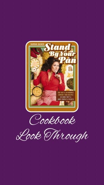 Bring a little bit of the 1970s to your kitchen with Stand By Your Pan: 100 Easy and Affordable Comfort Food Recipes So Good They'll Hurt People's Feelin’s. Hannah Dasher captures the soul of southern food with this throwback cookbook, but don’t worry she includes ton of time-saving tips to make the most of your meals. I can’t wait to dig in and try these recipes. How do you choose from recipes including Beer and Cheese Fondue, Low Country Butter Shrimp, Buttermilk Cornbread, Evelyn’s Edamame Salad, Potato Chip Pork Chops, Squash Casserole, and 1977 Banana Puddin’?

Want to bring back a simpler time to your kitchen? Then make sure you add this cookbook to your collection asap!



Welcome to @mykitchenlit! ✨ I’m a cookbook collector with 250+ titles and a love for cooking, baking, and foodie adventures. Here you’ll find honest reviews, curated recommendations, and kitchen inspiration for every level. 🍴 Let’s savor every recipe together!


#CookbookAddict #KitchenLit #CookbookLookThrough
#hannahdasher