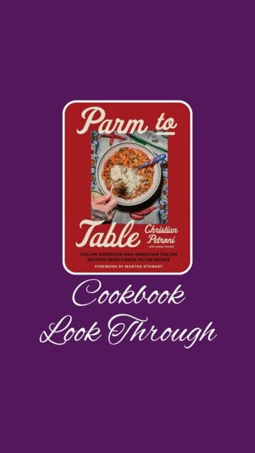 Here’s a sneak peek into Parm to Table: Italian American and American Italian Recipes from Ponza to the Bronx – which looks to be my next favorite cookbook. I love Italian food – it’s one of my favorites and one of the things I miss the most about living in NYC was the amazing Italian food we had a block away. I’ve been a huge fan of Christian Petroni since I first saw him on Food Network and was excited to check out his first cookbook. Trust me this is going to make you want to run to your kitchen. A few of the recipes I am looking forward to making are: Shrimp Parm, Aglio Olio, Chicken Francese, Fried Calamari, Fried Meatballs, and of course the Fresh Mozzarella Sticks. 

Do you want to bring a little bit of Italian American recipes into you own kitchen? Comment parm for the link to order your copy today. 



Welcome to @mykitchenlit! ✨ I’m a cookbook collector with 250+ titles and a love for cooking, baking, and foodie adventures. Here you’ll find honest reviews, curated recommendations, and kitchen inspiration for every level. 🍴 Let’s savor every recipe together!


#CookbookAddict #KitchenLit #CookbookLookThrough 
#affilate