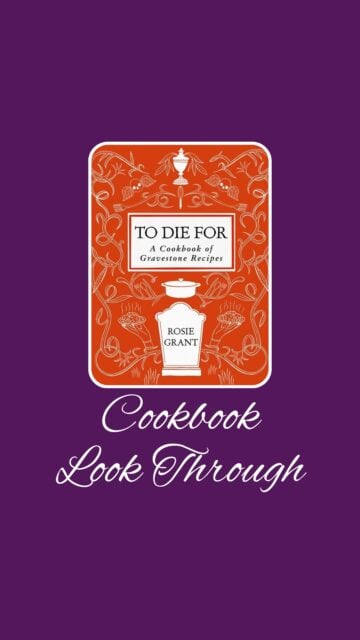 Have you ever walked through a graveyard and seen recipes on gravestones?  To Die For: A Cookbook of Gravestone Recipes is a different kind of cookbook that honors those who died, and their recipes are shared on their gravestones. It doesn’t just share a recipe it shares about the bakers/cooks and their lives. Recipes inside this cookbook include Gramma’s Chocolate Chip Cookies, Fleda’s Sugar Cookies, Glazed Blueberry Pie, Texas Sheet Cake, Cinnamon Roll Cake, Spaghetti Chicken Casserole and more. This cookbook is a reminder of how we can still be close to those we lost through cooking their recipes or their favorite meals. When I cook my Nana’s snickerdoodles or my Grandma’s key lime pie I feel like they are with me in the room with me. What do you cook to remind you of those you've lost?


 
Welcome to @mykitchenlit! ✨ I’m a cookbook collector with 250+ titles and a love for cooking, baking, and foodie adventures. Here you’ll find honest reviews, curated recommendations, and kitchen inspiration for every level. 🍴 Let’s savor every recipe together!


#CookbookAddict #KitchenLit #CookbookLookThrough