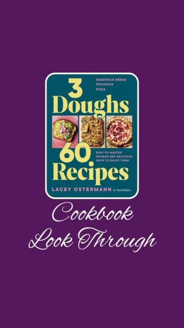 Here’s a glimpse into the cookbook 3 Doughs, 60 Recipes: Focaccia, Pizza, Sandwich Bread – Easy-to-master Doughs and Delicious Ways to Enjoy Them. This cookbook offers 3 simple dough recipes that you can turn into amazing dishes. Lacey shares a ton of detailed information on what you need to start making all types of breads in your own home. Flipping through this cookbook made me so hungry! These are a few of the recipes that caught my eye Garlic Butter & Cheese-stuffed Focaccia, Loaded Baked Potato Focaccia, Focaccia French Toast, Pesto Chicken Melt, Salt & Pepper Croutons, Giant Soft Pretzels, Cinnamon Caramel Monkey Bread, Cheesy Garlic Pizza Bread, Roasted Pepper & Chimichurri Pizza, Stuffed Crust Pizza, and Doughnuts. Which one should I make first?


Welcome to @mykitchenlit! ✨ I’m a cookbook collector with 250+ titles and a love for cooking, baking, and foodie adventures. Here you’ll find honest reviews, curated recommendations, and kitchen inspiration for every level. 🍴 Let’s savor every recipe together!


#CookbookAddict #KitchenLit #CookbookLookThrough  #3doughs60recipes
