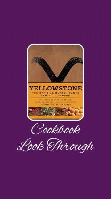 Take a trip to the Dutton ranch with this look inside the cookbook Yellowstone: The Official Dutton Ranch Family Cookbook: Delicious Homestyle Recipes from Character and Real-Life Chef Gabriel "Gator" Guilbeau. These homestyle recipes bring a mix of flavors straight to your table. A few of the recipes that I can’t wait to make are Potato Corn Chowder, John, Kayce, and Tate’s Glazed Venison Meatballs, Kickin’ Chicken Tenders with Pickled Jalapeno Sauce, Hush Puppies, Beth and Rip’s Sweet Blueberry Cobbler. Which recipe do you want to try first in your kitchen?

P.S. I got my copy of this cookbook from a sale and it was missing the small dust jacket.



Welcome to @mykitchenlit! ✨ I’m a cookbook collector with 250+ titles and a love for cooking, baking, and foodie adventures. Here you’ll find honest reviews, curated recommendations, and kitchen inspiration for every level. 🍴 Let’s savor every recipe together!


#CookbookAddict #KitchenLit #CookbookLookThrough 
#duttonranch