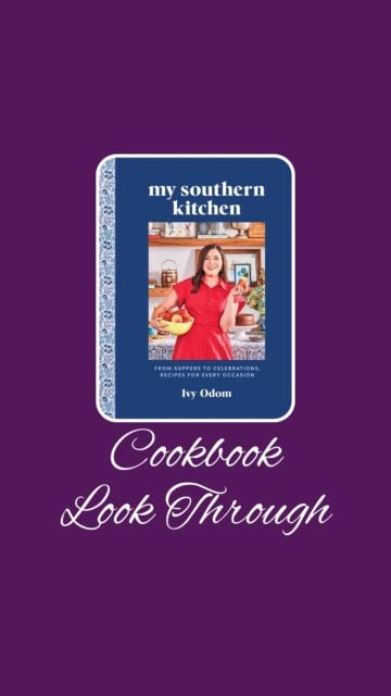 Y’all come on in for a little cookbook peek into My Southern Kitchen: From Suppers to Celebrations, Recipes for Every Occasion. This cookbook will transport you straight to the deep south with its recipes and stories…and I should know as I grew up in Georgia. Recipes include pomegranate ranch water, weeknight fried chicken, pineapple-pepper slaw, cast-iron skillet ribeye’s with mushroom pan sauce, any-berry muffins with cornmeal streusel, pimiento queso fundido, chicken nugget-sauce pizza, fried catfish, strudel with fried apples, and little layer chocolate cake. 

Whether you are feeding just your family or want to have a get-together you’ll find the perfect southern recipe in this cookbook. I can’t wait to try the strudel with fried apples, it looks so good! Which recipe do you want to make first?


Welcome to @mykitchenlit! ✨ I’m a cookbook collector with 250+ titles and a love for cooking, baking, and foodie adventures. Here you’ll find honest reviews, curated recommendations, and kitchen inspiration for every level. 🍴 Let’s savor every recipe together!


#CookbookAddict #KitchenLit #CookbookLookThrough