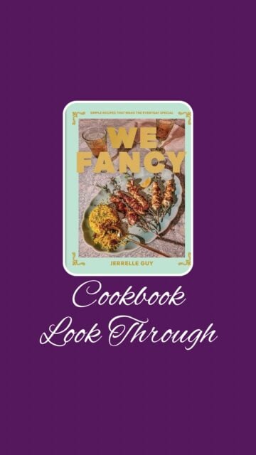 Venture with me inside the pages of We Fancy: Simple Recipes To Make The Everyday Special. A lot of us think of cooking as a chore and this cookbook aims to make it a way for you to unwind by finding a way to sprinkle in something to make your meals special. 

Recipes include Lion’s Mane Rosemary Kebabs, BBQ Roasted Tomato Bread Salad with Halloumi Frico, Five-Spice Maple-Glazed Salmon, Salisbury Steak with Berbere Gravy and Sage and a Parsnip Puree, Simple Whole Wheat Banana Bread, Crispy Buffalo Brussels Sprouts, Sheet Pan Rummy French Toast Bites, “Fried” Banana Split, Overnight Tiramisu Cheesecake, and Lazy Girl Chocolate Bars. Which recipe do you want to unwind with tonight?



Welcome to @mykitchenlit! ✨ I’m a cookbook collector with 250+ titles and a love for cooking, baking, and foodie adventures. Here you’ll find honest reviews, curated recommendations, and kitchen inspiration for every level. 🍴 Let’s savor every recipe together!


#CookbookAddict #KitchenLit #CookbookLookThrough