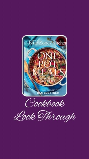 What’s inside? Let’s check out The Blue Zones Kitchen One Pot Meals: 100 Recipes to Live to 100 cookbook. You’ll find recipes full of healthy ingredients that are inspired by blue zones around the world. A few of the age extending recipes are Lemon-Ginger Granola, West African Peanut Stew, Tofu Dumpling Miso Soup, Spanakopita Pasta, Portobello Fajitas, Broccoli & Lemon Risotto, and Creamy Chocolate-Coconut Pudding. Which recipes do you want to try first?



Welcome to @mykitchenlit! ✨ I’m a cookbook collector with 250+ titles and a love for cooking, baking, and foodie adventures. Here you’ll find honest reviews, curated recommendations, and kitchen inspiration for every level. 🍴 Let’s savor every recipe together!


#CookbookAddict #KitchenLit #CookbookLookThrough