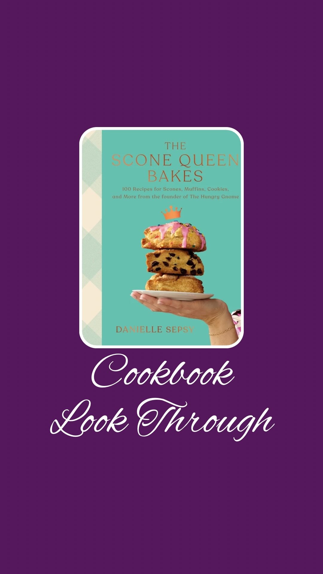 Take a little sugar-dusted peek with me inside The Scone Queen Bakes: 100 Recipes for Scones, Muffins, Cookies, and Cakes from the Founder of The Hungry Gnome: A Cookbook. Lavender lemon scones, butter pecan scones, cocoa-swirled coffee cake muffins, gingerbread muffins, Italian fig cookies, chocolate molasses cookies, maple pecan sandwich cookies, lemon icebox bars, hot cross buns, double-chocolate sheet cake, and fudge iced golden cake are just a few of the recipes included in this cookbook. Whether you are a beginner baker or a pro you will find something to love. What sweet treat do you want to make first?



Welcome to @mykitchenlit! ✨ I’m a cookbook collector with 250+ titles and a love for cooking, baking, and foodie adventures. Here you’ll find honest reviews, curated recommendations, and kitchen inspiration for every level. 🍴 Let’s savor every recipe together!


#CookbookAddict #KitchenLit #CookbookLookThrough