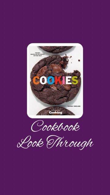 Take a peek inside Cookies: The Best Recipes for the Perfect Anytime Treat—a cookbook filled with irresistible recipes for every kind of cookie lover. You’ll find plenty of inspiration inside these pages that can handle any craving. Recipes include Peanut Butter Chocolate Chip Cookies, Iced Oatmeal Cookies, Guava and Cream Cheese Twists, Cinnamon Toast Cookies, No Bake Chocolate Clusters, Buche de Noel Cookies, and Peppermint Stripe Cookies. This is the kind of cookbook you'll reach for all year long, whether you're baking for a celebration, sharing with friends, or simply satisfying a sweet tooth.




Welcome to @mykitchenlit! ✨ I’m a cookbook collector with 250+ titles and a love for cooking, baking, and foodie adventures. Here you’ll find honest reviews, curated recommendations, and kitchen inspiration for every level. 🍴 Let’s savor every recipe together!


#CookbookAddict #KitchenLit #CookbookLookThrough