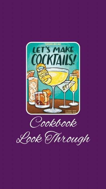 Step into the pages of Let's Make Cocktails!: A Comic Book Cocktail Book with me. An entertaining and informative cookbook to make outstanding cocktails. Recipes are organized by spirit and include Bee’s Knees, Old Fashioned, Mint Julep, Margarita, Lemon Drop, French 75 and more. This cookbook will help you find the best cocktail for your evening. What do you want to drink first?

 
Welcome to @mykitchenlit! ✨ I’m a cookbook collector with 250+ titles and a love for cooking, baking, and foodie adventures. Here you’ll find honest reviews, curated recommendations, and kitchen inspiration for every level. 🍴 Let’s savor every recipe together!


#CookbookAddict #KitchenLit #CookbookLookThrough