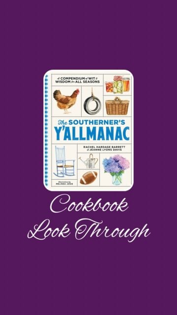Take a peek inside a southerner’s world with The Southerner's Y'allmanac: A Compendium of Wit & Wisdom for All Seasons. You’ll find inspiration for decorating, entertaining, cooking, gardening and so much more. A few of the recipes included are Hummingbird Bundt Cake, Crab Hush Puppies, Cheerwine Ribs, Apple Fritters and Football Whoopie Pies with Cinnamon Cream. I may have been born in the Northeast, but I grew up mostly in Georgia and now live in Tennessee and this book brings me back home every time I look at it. Can’t wait to try all the recipes!



Welcome to @mykitchenlit! ✨ I’m a cookbook collector with 250+ titles and a love for cooking, baking, and foodie adventures. Here you’ll find honest reviews, curated recommendations, and kitchen inspiration for every level. 🍴 Let’s savor every recipe together!


#CookbookAddict #KitchenLit #CookbookLookThrough