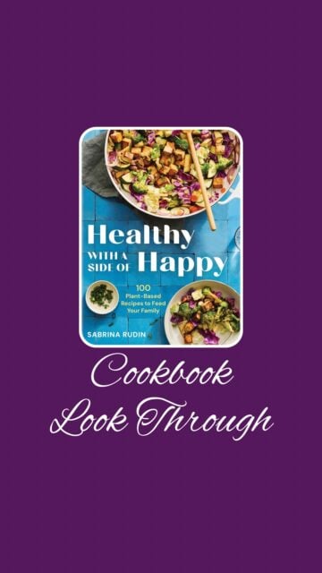 Harvest some fresh cooking inspiration with this look inside Healthy with a Side of Happy: 100 Plant-Based Recipes to Feed Your Family. A few of the recipes included are Coco Mango Smoothie, Hippie Dippy Scrambled Tofu, Feel-Good Nachos, East Coast Cali-Mex Salad, OG Vegetable Stir-Fry, One-Pot Orzo, Stuffed Shells, Baked Polenta, Vanilla Doughnuts with Blue Magic Glaze, and Double-Chocolate Skillet Cookie. Which plant-based recipe do you want to eat first?


Welcome to @mykitchenlit! ✨ I’m a cookbook collector with 250+ titles and a love for cooking, baking, and foodie adventures. Here you’ll find honest reviews, curated recommendations, and kitchen inspiration for every level. 🍴 Let’s savor every recipe together!


#CookbookAddict #KitchenLit #CookbookLookThrough