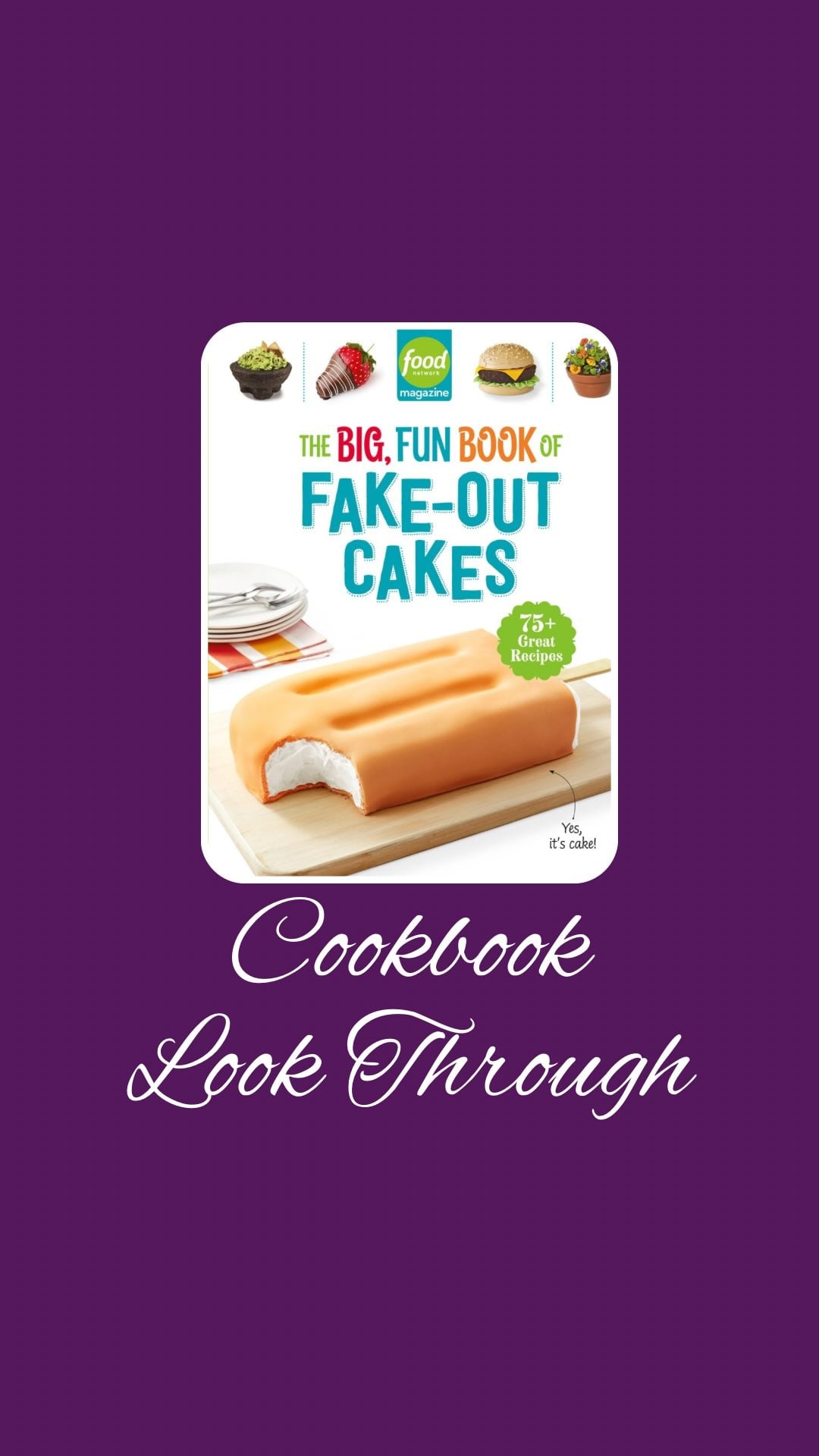 Have you ever wanted to make a fun cake but think you lack the skills? Don’t worry The Big, Fun Book of Fake-Out Cakes: 75+ Great Recipes by Food Network Magazine can show you how you can easily make really cool cakes. Let’s take a look inside of it. Recipes include Popcorn Cake, Cheese Wheel Cake, Lobster Tail Cakes, Caramel Apple Cake, Creamsicle Cake, Stadium Cake, Peep Cake, Gingerbread House Cake, and Shark Fin Cupcakes. One of my favorite ice cream treats are creamsicles so that is the first cake I want to make. Which one do you want to make first? 

And this would be a great cookbook to explore with your kids – who doesn’t want to eat a cake that’s in the shape of something else?



Welcome to @mykitchenlit! ✨ I’m a cookbook collector with 250+ titles and a love for cooking, baking, and foodie adventures. Here you’ll find honest reviews, curated recommendations, and kitchen inspiration for every level. 🍴 Let’s savor every recipe together!


#CookbookAddict #KitchenLit #CookbookLookThrough