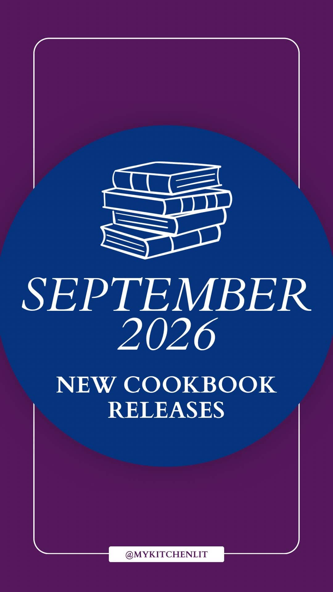 September completely got away from me...seems like it just started yesterday. 

It was a busy month for new cookbooks with 184 new releases! Have you ordered any new cookbooks this month?

Welcome to @mykitchenlit! ✨ I’m a cookbook collector with 250+ titles and a love for cooking, baking, and foodie adventures. Here you’ll find honest reviews, curated recommendations, and kitchen inspiration for every level. 🍴 Let’s savor every recipe together!

#CookbookAddict #KitchenLit #newreleases