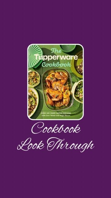 Here’s a peek inside The Tupperware Cookbook: Over 100 Make-Ahead Recipes with Low Waste and High Flavor. A few of the recipes inside are Mini Bagel Egg Ring Sandwiches, Antipasto Affair, Brisket Melts with Horseradish Mayo, Cauliflower with Couscous and Salsa Verde, S’mores Popcorn Cups, Herb Roasted Chicken, and Strawberry Crunch Ice Cream Bars. Which recipe are you making first?



Welcome to @mykitchenlit! ✨ I’m a cookbook collector with 250+ titles and a love for cooking, baking, and foodie adventures. Here you’ll find honest reviews, curated recommendations, and kitchen inspiration for every level. 🍴 Let’s savor every recipe together!


#CookbookAddict #KitchenLit #CookbookLookThrough
