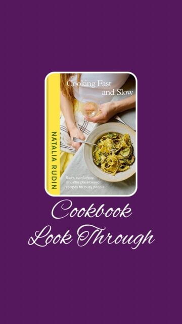 Searching for the perfect low-effort, big-flavor recipe that you can actually make in the time you have? Then take a look inside Cooking Fast and Slow: Easy, Comforting, (Mostly) Plant-Based Recipes for Busy People. Chapters are organized by time: 15 minutes or less, 30 minutes or less, 1 hour or less, and 1 hour +. Recipes include Speedy Sun-Dried Tomato Pasta, Spicy Corn Chowder, Rainbow Slaw Noodle Salad, Spinach and Tofu Curry, Chicken, Leek, and Bacon Pie, Cheesy Crepes, and Dark Chocolate Chunk and Sea Salt Cookies. Which recipe makes you want to jump into the kitchen today?



Welcome to @mykitchenlit! ✨ I’m a cookbook collector with 250+ titles and a love for cooking, baking, and foodie adventures. Here you’ll find honest reviews, curated recommendations, and kitchen inspiration for every level. 🍴 Let’s savor every recipe together!


#CookbookAddict #KitchenLit #CookbookLookThrough