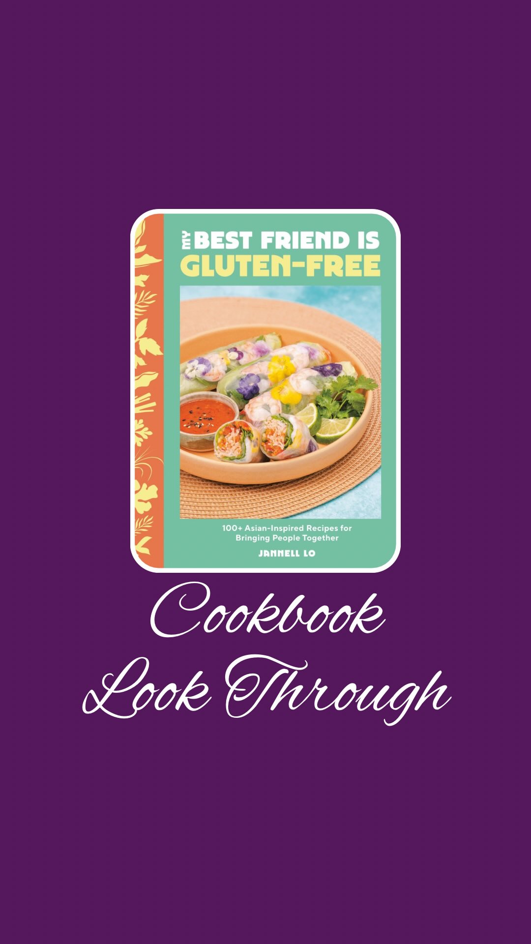 Looking for the best Asian gluten-free recipes? Then you have to check out this peek inside  My Best Friend Is Gluten-Free: 100+ Asian-Inspired Recipes for Bringing People Together. Jannell Lo was inspired by her celiac husband to create this cookbook. Recipes include Charred Corn Salad with Coconut Cream, Turmeric & Rice Chicken Soup, Spicy Korean-Style Seafood Stew, Tomatoey Mussels with Chinese Sausage, ‘Shroom Toast with Chili Miso, Stir-Fried Rice Noodles, Roasted Winter Squash, Chili Crisp Honey Ribs, Nutty Sesame Granola, Yuzu Squares, and Pavlova with Calamansi Curd. Which recipe do you want to make first?




Welcome to @mykitchenlit! ✨ I’m a cookbook collector with 250+ titles and a love for cooking, baking, and foodie adventures. Here you’ll find honest reviews, curated recommendations, and kitchen inspiration for every level. 🍴 Let’s savor every recipe together!


#CookbookAddict #KitchenLit #CookbookLookThrough
